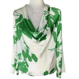 NWT ZARA Women's Cowl Neck Long Sleeve Blouse Size Xs 2673 143 21" Ptp 18 5"